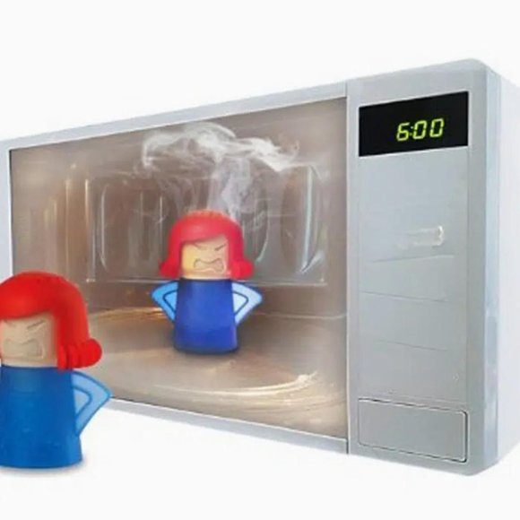 Microwave Oven Steam Cleaner Disinfects Vinegar Water Kitchens Steamer Crud - Picture 2 of 4